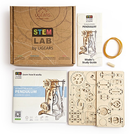 Механічний &laquo;Маятник&raquo; STEM-модель UGEARS 70133 фото