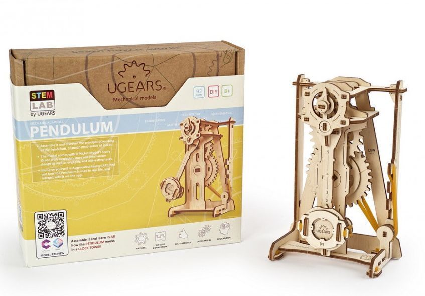 Механічний &laquo;Маятник&raquo; STEM-модель UGEARS 70133 фото