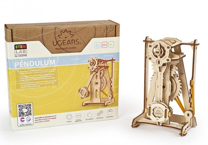 Механічний &laquo;Маятник&raquo; STEM-модель UGEARS 70133 фото