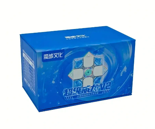 Кубик рубика MoYu Super WeiLong 3x3 V2 MagLev 20-Magnet Ball-Core UV Coated 213225 фото