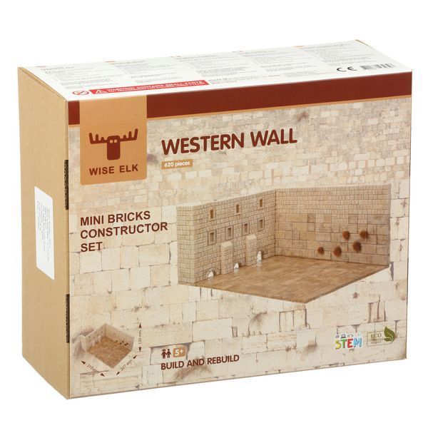 Керамічний конструктор із міні цеглинок Стіна Плачу WESTERN WALL 70798 фото