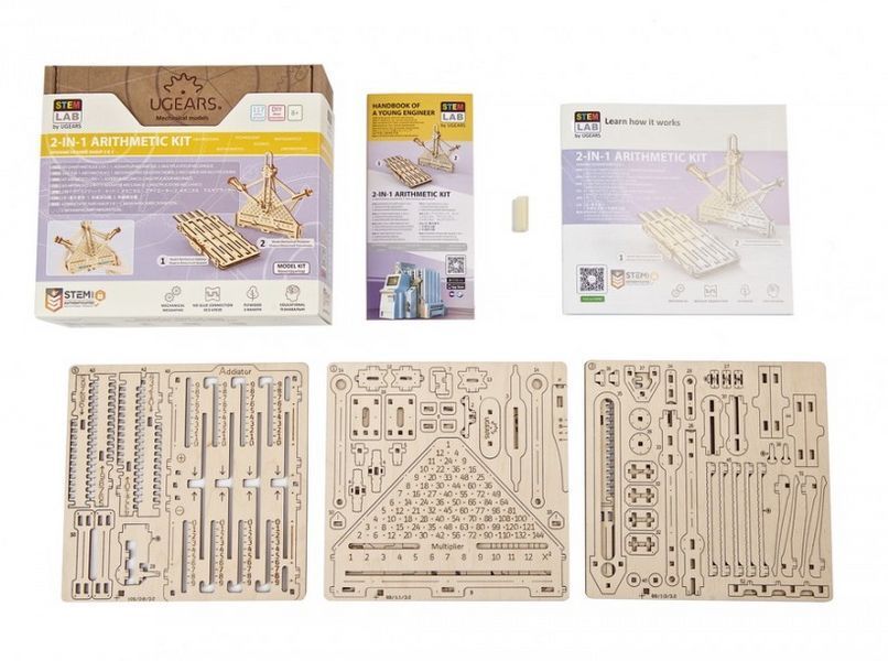 Механічна модель Арифметичний набір UGEARS 70152 фото