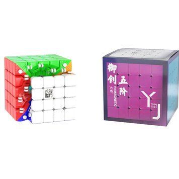 Кубик рубіка 5x5 без наклейок магнітний YJ 5x5 Yuchuang V2 M stickerless YJ8386 фото