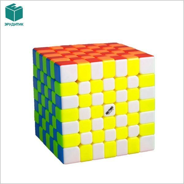 Кубик рубіка 7х7 без наклейок QiYi WuJi 7x7 stickerless QYWJQ03 фото