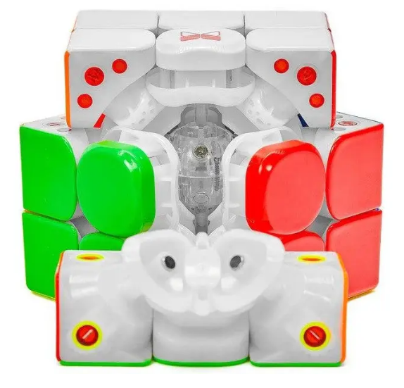 Професійний кубик Рубіка 3x3 X-Man Tornado V4M Pioneer UV Magnetic QiYi XMD016 фото