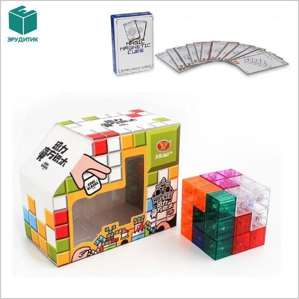 Магнітна головоломка Кубики Сома Magnetic Blocks YJ YJ8392 фото