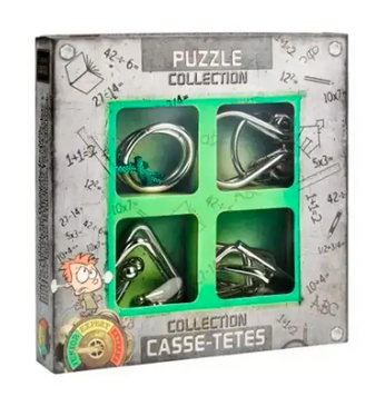 Набір металевих головоломок JUNIOR Puzzles Collection зелений 473361 фото