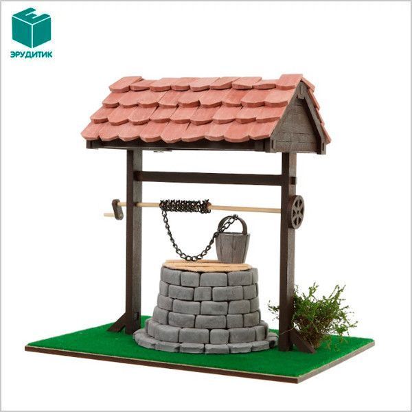 Керамічний конструктор з міні цеглинок "Medieval well" Колодязь 71191 фото