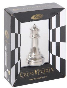 Головоломка металева для дорослих Королева Chess Puzzles 473685 фото