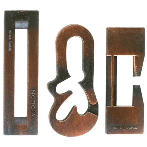 Металева головоломка загадка Скрипка (Huzzle Violon) 3 рівень 515036 фото