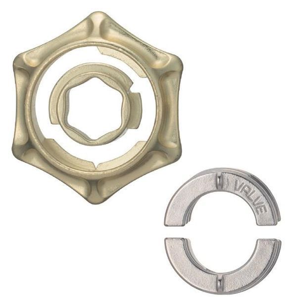 Металева японська головоломка Клапан Huzzle Valve 4 рівень 515067 фото