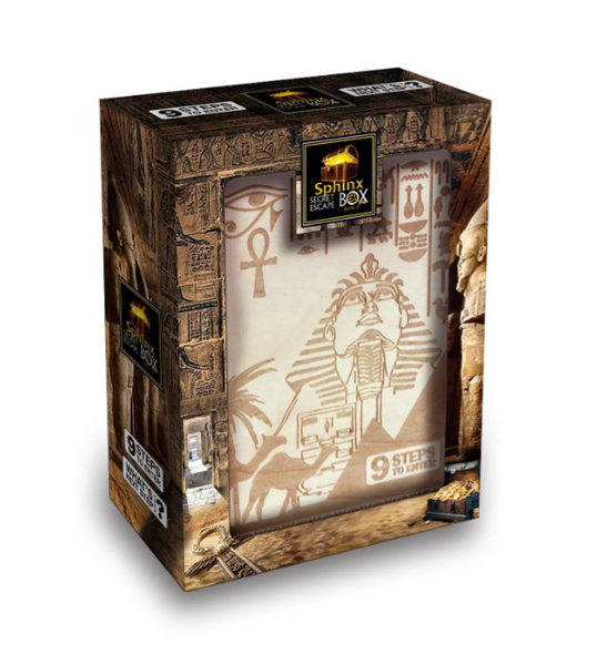Головоломка деревяна квест-бокс Sphinx Secret Escape Box секрет Сфінкса 473457 фото