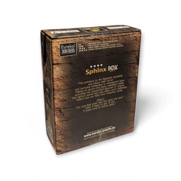 Головоломка деревяна квест-бокс Sphinx Secret Escape Box секрет Сфінкса 473457 фото