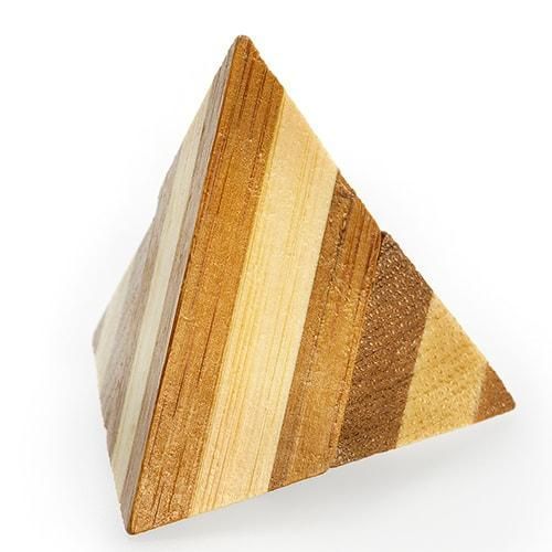 Дерев'яна Головоломка Піраміда Pyramid Puzzle 3D Bamboo Eureka 473126 фото