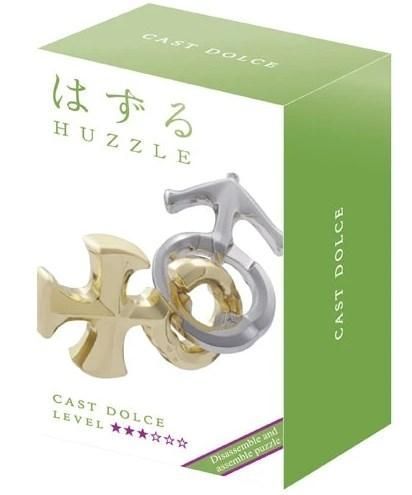 Металева головоломка загадка Солодке життя Huzzle Dolce 3 рівень 515034 фото
