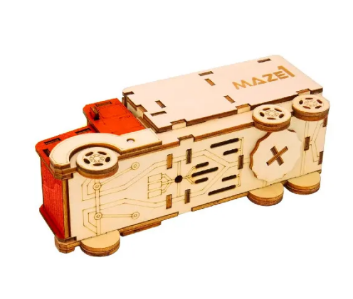 Головоломка дерев'яна квест-бокс Maze1 Truck Secret Escape Box Вантажівка 473461 фото