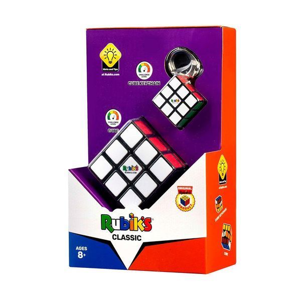 Набір головоломок 3х3 Rubik's та брелок 3х3 Rubik's 6062800 фото