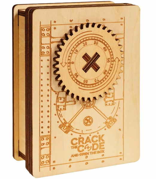 Головоломка дерев'яна квест-бокс Safe Secret Escape Box Сейф 473458 фото