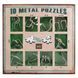 Набір металевих головоломок 10 шт Metal Puzzle Green Eureka 473357 фото 1