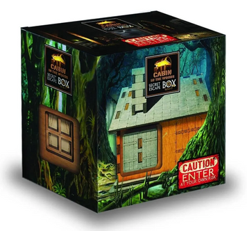 Головоломка дерев'яна квест-бокс Cabin in the Woods Secret Escape Box Хата в лісі 473459 фото