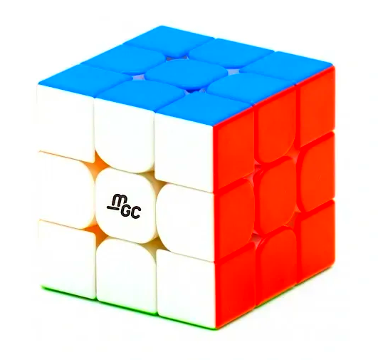 Магнітний кубик рубіка 3x3 MGC v2 кольоровий YJ8104 фото