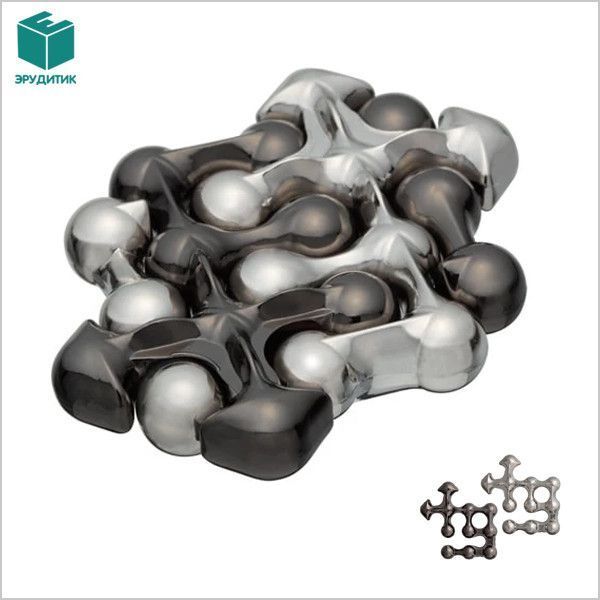 Металева Головоломка Точки (Huzzle Dots) 2 рівень 515016 фото