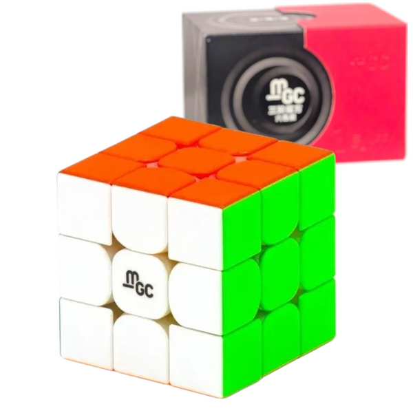 Магнітний кубик рубіка 3x3 MGC v2 кольоровий YJ8104 фото