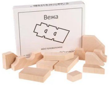 Дерев'яна Головоломка кишенькова Вежа ЗАМОРОЧКА 5015 фото