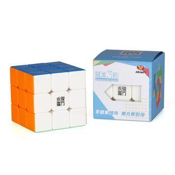 Кубік рубіка 3х3 YJ Guanlong V3 3x3 без наклейок YJ8305 фото