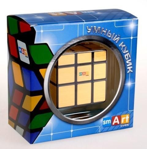 Дзеркальний кубик рубіка 3х3 Smart Cube Mirror Gold SC352 фото