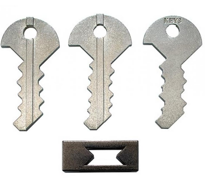 Головоломка металева для дорослих Huzzle Key III 6 рівень 515121 фото