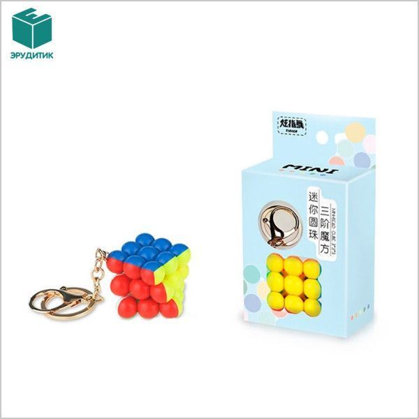 Брелок кубик рубік 3х3 BallCube 3,5 см YJ YJ8396 фото