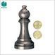 Металева головоломка для дорослих Слон (Офіцер) Chess Puzzles black 473678 фото 2