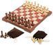 Магнітні шахи під дерево Chess magnetic wood-plastic 36 x 31 см 3520L фото 1