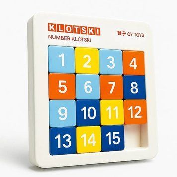 Гра &laquo;15&raquo; п'ятнашки QiYi Number Klotski QY8215 фото