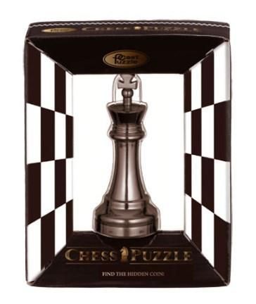 Металева головоломка Король King Chess Puzzle black 473680 фото