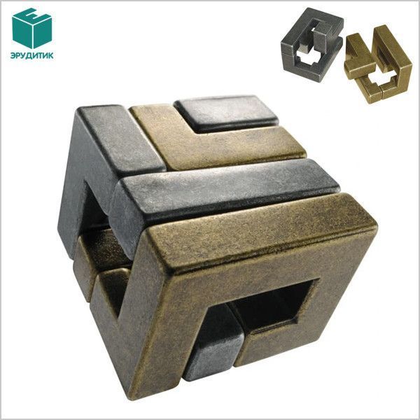 Литі металеві головоломки Cast Puzzle Моток (Huzzle Coil) 4 рівень 515056 фото