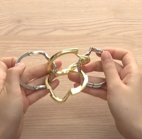 Металева головоломка Перстінь Huzzle Ring 4 рівень 515051 фото