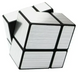 Зеркальний кубик рубика YJ 2х2 Mirror Cube black silver YJ8380s фото 1
