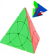 Головоломка кубик рубіка пірамідка YJ Petal Pyraminx stickerless YJ8387 фото 4